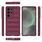 For Samsung Galaxy S25 Ultra 5G Magic Shield TPU + Flannel Phone Case(Wine Red) - 3