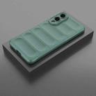For Samsung Galaxy S25 Edge 5G Magic Shield TPU + Flannel Phone Case(Dark Green) - 2