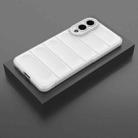 For Samsung Galaxy S25 Edge 5G Magic Shield TPU + Flannel Phone Case(White) - 2