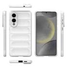 For Samsung Galaxy S25 Edge 5G Magic Shield TPU + Flannel Phone Case(White) - 3