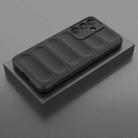 For Samsung Galaxy S25 FE 5G Magic Shield TPU + Flannel Phone Case(Black) - 2