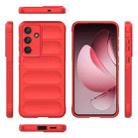 For Samsung Galaxy S25 FE 5G Magic Shield TPU + Flannel Phone Case(Red) - 3
