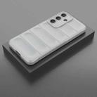 For Samsung Galaxy S25 FE 5G Magic Shield TPU + Flannel Phone Case(Grey) - 2