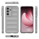 For Samsung Galaxy S25 FE 5G Magic Shield TPU + Flannel Phone Case(Grey) - 3