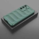 For Samsung Galaxy S25 FE 5G Magic Shield TPU + Flannel Phone Case(Dark Green) - 2