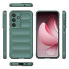 For Samsung Galaxy S25 FE 5G Magic Shield TPU + Flannel Phone Case(Dark Green) - 3