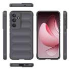 For Samsung Galaxy S25 FE 5G Magic Shield TPU + Flannel Phone Case(Dark Grey) - 3