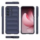For Samsung Galaxy S25 FE 5G Magic Shield TPU + Flannel Phone Case(Dark Blue) - 3