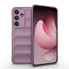 For Samsung Galaxy S25 FE 5G Magic Shield TPU + Flannel Phone Case(Purple) - 1