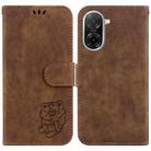 For Redmi A5 4G 173.3mm Little Tiger Embossed Leather Phone Case(Brown) - 1
