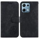 For Redmi Note 14S 4G Little Tiger Embossed Leather Phone Case(Black) - 1