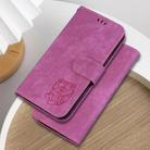 For Redmi K80 / K80 Pro / Xiaomi Poco F7 Pro Little Tiger Embossed Leather Phone Case(Rose Red) - 2