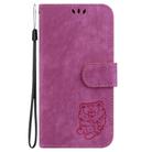 For Redmi K80 / K80 Pro / Xiaomi Poco F7 Pro Little Tiger Embossed Leather Phone Case(Rose Red) - 3