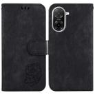 For Redmi A5 4G 171.7mm Little Tiger Embossed Leather Phone Case(Black) - 1