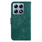 For Xiaomi 14T Pro Little Tiger Embossed Leather Phone Case(Green) - 3