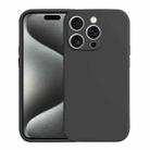 For iPhone 15 Pro Max Liquid Silicone MagSafe Phone Case(Black) - 1