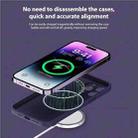 For iPhone 14 Plus Liquid Silicone MagSafe Phone Case(Blue) - 3