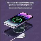 For iPhone 14 Liquid Silicone MagSafe Phone Case(Purple) - 3