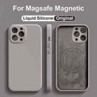For iPhone 14 Pro Max Liquid Silicone MagSafe Phone Case(White) - 2