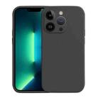 For iPhone 13 Pro Max Liquid Silicone MagSafe Phone Case(Black) - 1