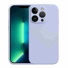 For iPhone 13 Pro Max Liquid Silicone MagSafe Phone Case(Blue) - 1