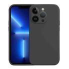 For iPhone 13 Pro Liquid Silicone MagSafe Phone Case(Black) - 1