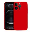 For iPhone 12 Pro Liquid Silicone MagSafe Phone Case(Red) - 1