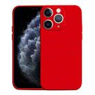 For iPhone 11 Pro Max Liquid Silicone MagSafe Phone Case(Red) - 1