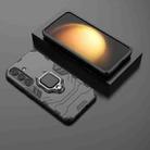 For Samsung Galaxy S25 5G PC + TPU Shockproof Protective Phone Case with Magnetic Ring Holder(Black) - 2