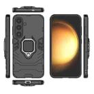 For Samsung Galaxy S25 5G PC + TPU Shockproof Protective Phone Case with Magnetic Ring Holder(Black) - 3