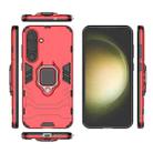 For Samsung Galaxy S25+ 5G PC + TPU Shockproof Protective Phone Case with Magnetic Ring Holder(Red) - 3