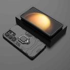 For Samsung Galaxy S25 Ultra 5G PC + TPU Shockproof Protective Phone Case with Magnetic Ring Holder(Black) - 2