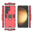 For Samsung Galaxy S25 Ultra 5G PC + TPU Shockproof Protective Phone Case with Magnetic Ring Holder(Red) - 3