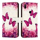 For Honor 9X Global / Huawei P Smart Z 3D Painting Horizontal Flip Leather Phone Case(Rose Butterfly) - 2