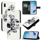 For Honor 9X Global / Huawei P Smart Z 3D Painting Horizontal Flip Leather Phone Case(Skull) - 1