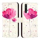 For Honor 20 / 20 Pro / 20S 4G 3D Painting Horizontal Flip Leather Phone Case(Flower) - 2