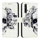 For Honor 20 / 20 Pro / 20S 4G 3D Painting Horizontal Flip Leather Phone Case(Skull) - 2