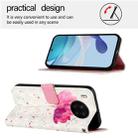 For Honor 50 Lite / Huawei Nova 8i 3D Painting Horizontal Flip Leather Phone Case(Flower) - 3