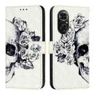 For Honor 50 SE / Huawei Nova 9 SE 3D Painting Horizontal Flip Leather Phone Case(Skull) - 2