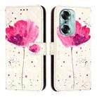 For Honor 60 3D Painting Horizontal Flip Leather Phone Case(Flower) - 2