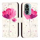 For Honor 60 Pro 3D Painting Horizontal Flip Leather Phone Case(Flower) - 2