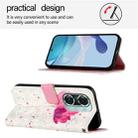 For Honor 60 Pro 3D Painting Horizontal Flip Leather Phone Case(Flower) - 3