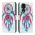 For Honor 80 3D Painting Horizontal Flip Leather Phone Case(Color Drop Wind Chimes) - 2