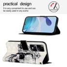 For Honor 80 GT 3D Painting Horizontal Flip Leather Phone Case(Skull) - 3