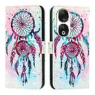 For Honor 90 3D Painting Horizontal Flip Leather Phone Case(Color Drop Wind Chimes) - 2