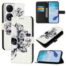 For Honor 90 Smart / X7b 4G / 5G Global 3D Painting Horizontal Flip Leather Phone Case(Skull) - 1
