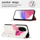 For Honor 200 3D Painting Horizontal Flip Leather Phone Case(Flower) - 3