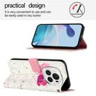 For Honor Magic6 Pro Global 3D Painting Horizontal Flip Leather Phone Case(Flower) - 3