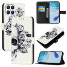 For Honor X8 4G / X30i / Play6T Pro 3D Painting Horizontal Flip Leather Phone Case(Skull) - 1