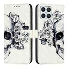 For Honor X8 4G / X30i / Play6T Pro 3D Painting Horizontal Flip Leather Phone Case(Skull) - 2